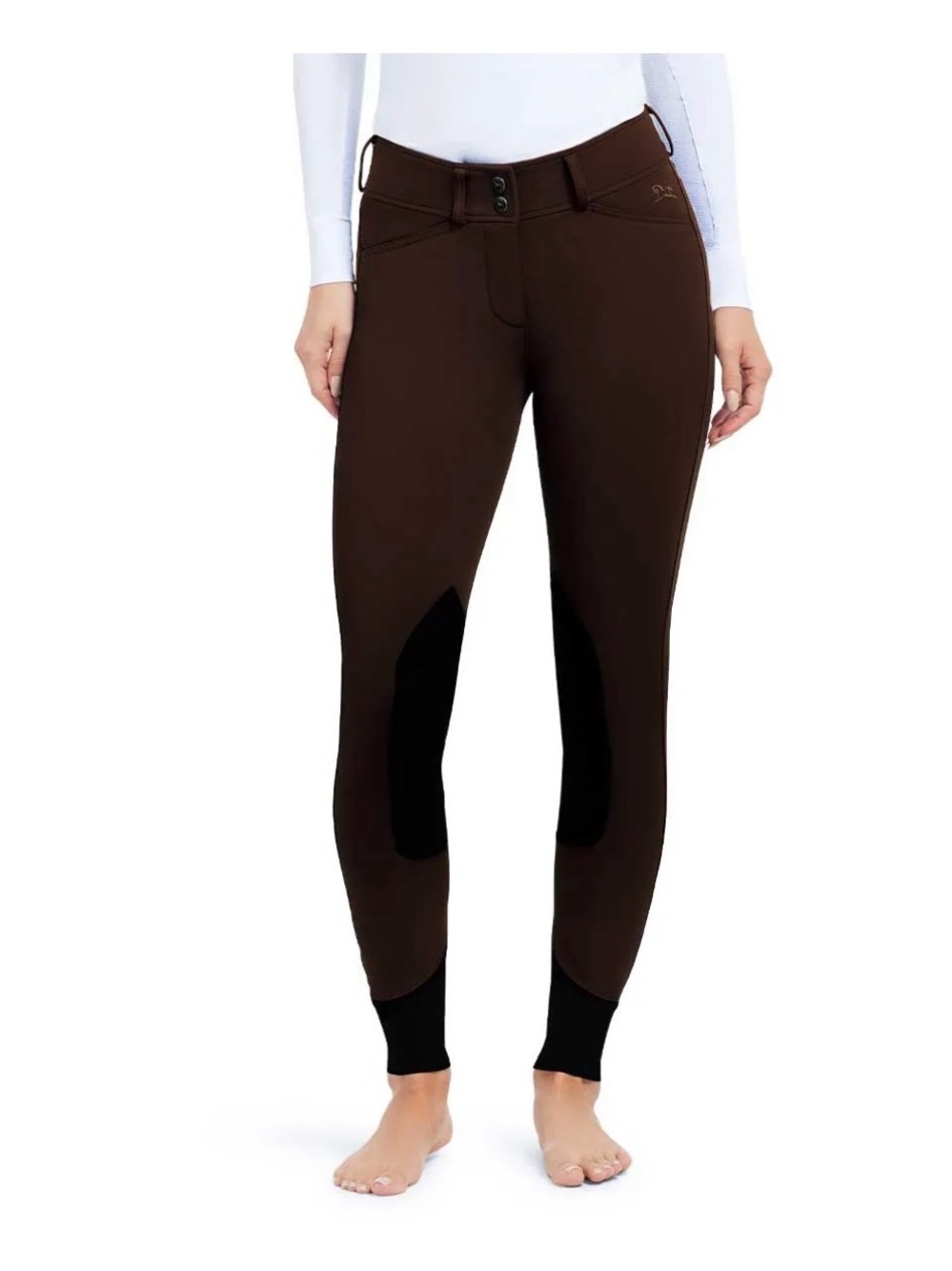 RJ Classic Breeches-Gracie-Grape Wine with Black Knee Patches